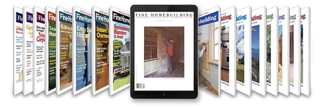 Fine Homebuilding Covers